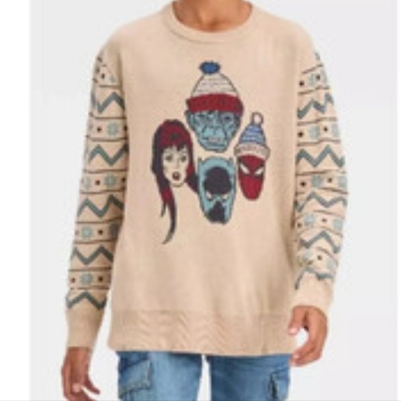 Disney 100 Marvel Ugly Christmas Sweater Size Medium - Picture 1 of 5